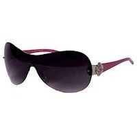Solbrille i cool design med st�nger i 'old pink'